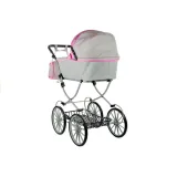 Głęboka gondola wózka dla lalek Alice Retro dla lalek do 69 cm