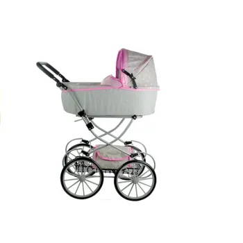 Wózek dla dziewczynek powyżej 3 lat ze składaną konstrukcją