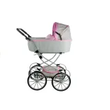 Wózek dla dziewczynek powyżej 3 lat ze składaną konstrukcją