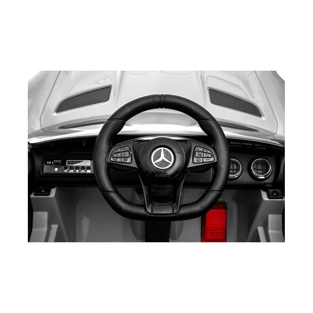 Auto na Akumulator Mercedes GTR Srebrny Lakierowany