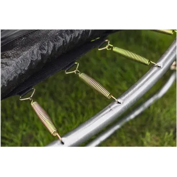 Szczegół ujęcia siatki ochronnej trampoliny LEAN SPORT PRO 8ft