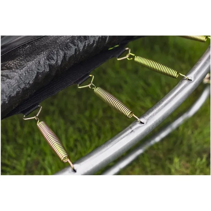 Szczegół ujęcia siatki ochronnej trampoliny LEAN SPORT PRO 8ft