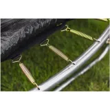 Szczegół ujęcia siatki ochronnej trampoliny LEAN SPORT PRO 8ft