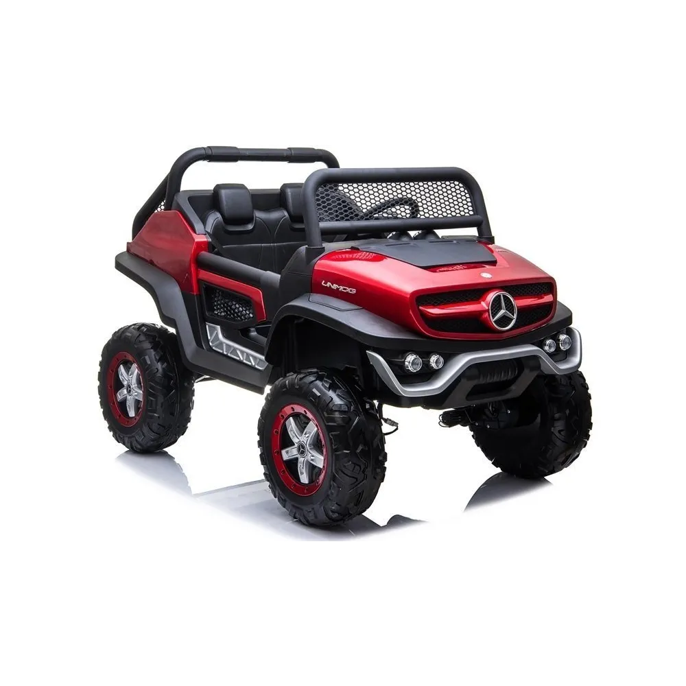 Auto na Akumulator Mercedes Unimog Czerwony