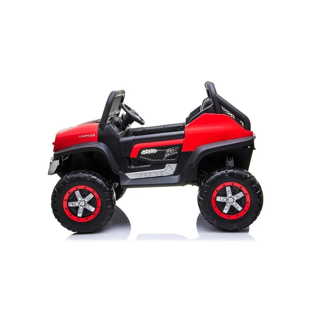 Auto na Akumulator Mercedes Unimog Czerwony