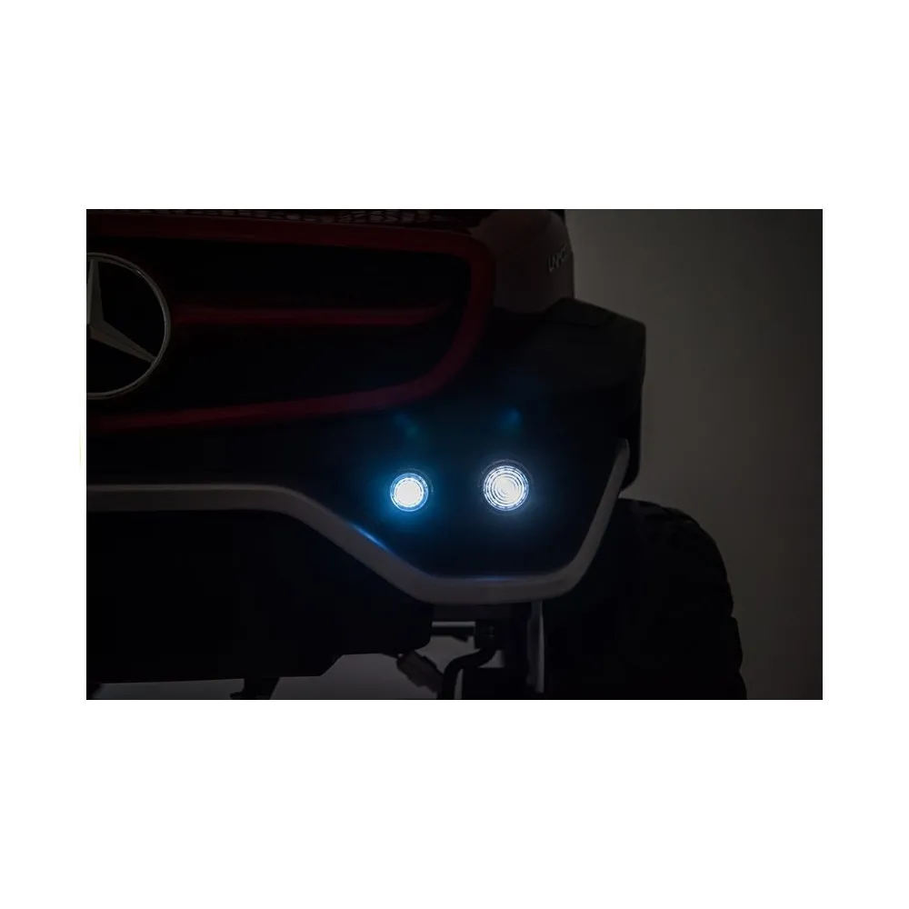 Auto na Akumulator Mercedes Unimog Czerwony