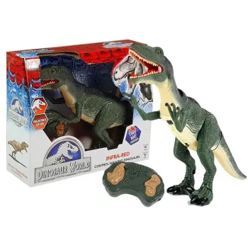 Zdalnie sterowany dinozaur Tyranozaur Rex z pilotem dla dzieci