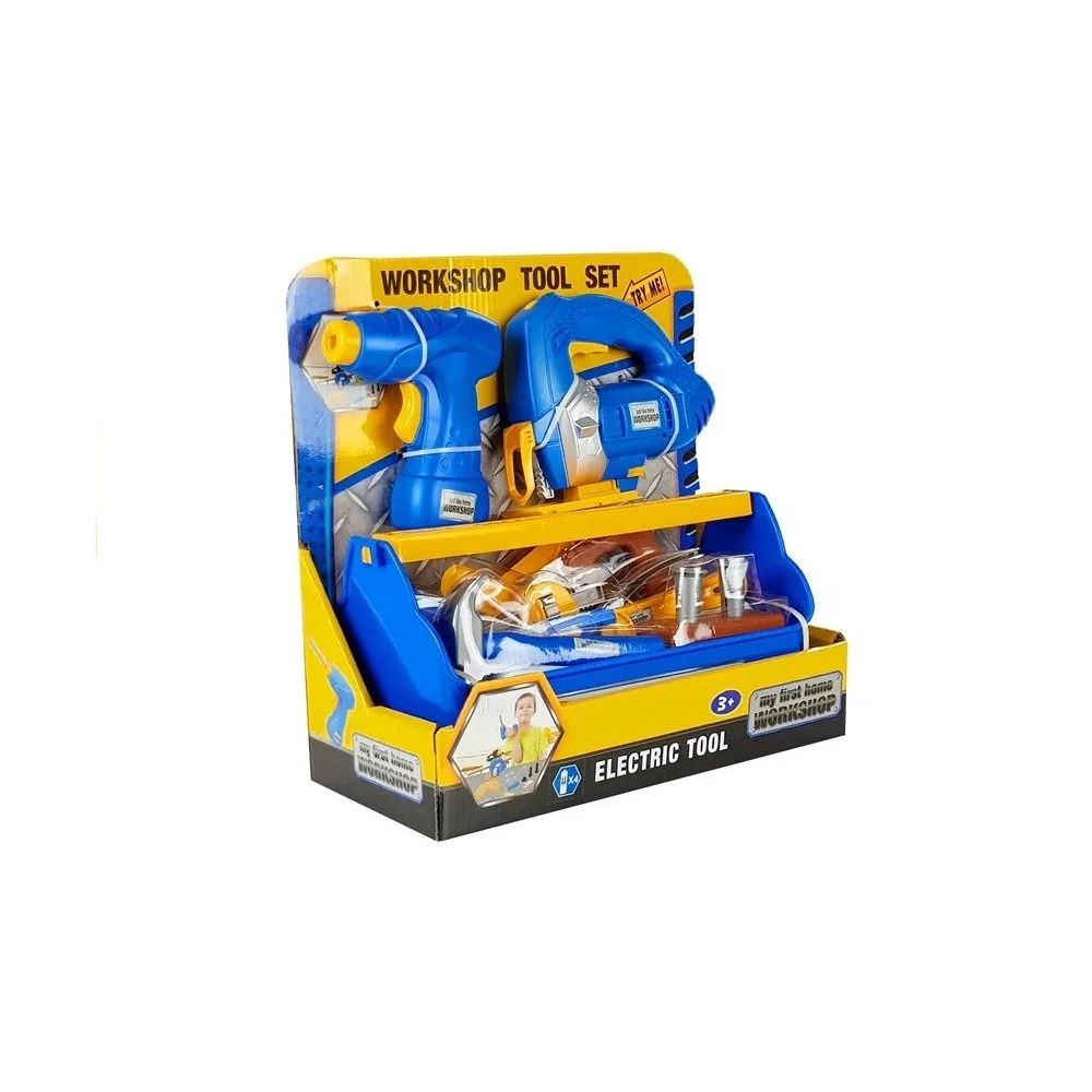 Kompletny zestaw narzędzi zabawkowych dla kreatywnej zabawy