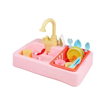 Kolorowy Zlewozmywak Zlew z Wodą + Akcesoria