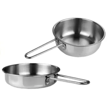 Zestaw Garnków i Patelni Ze Stali Nierdzewnej 8 El