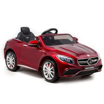 Auto na Akumulator Mercedes S63 Czerwony Lakier