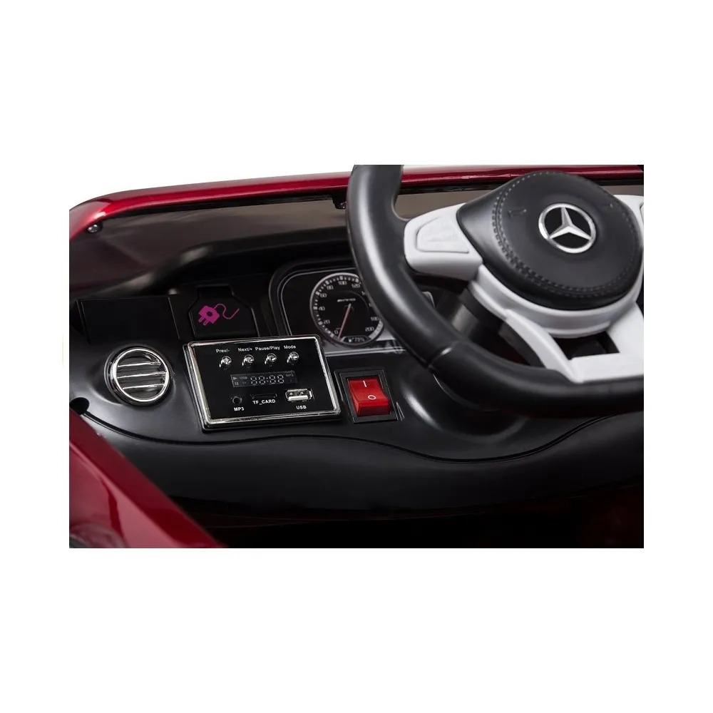 Luksusowy samochód dla dzieci Mercedes S63 z realistycznymi reflektorami