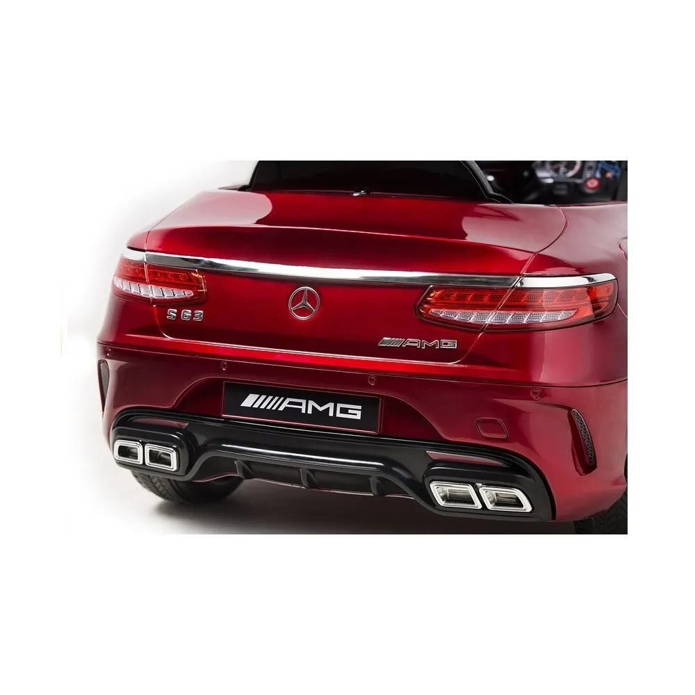 Mercedes S63 dla dzieci – solidne wykonanie, sportowy wygląd i komfort jazdy