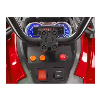 Quad na Akumulator BDM0906 Pompowane Koła Czerwony