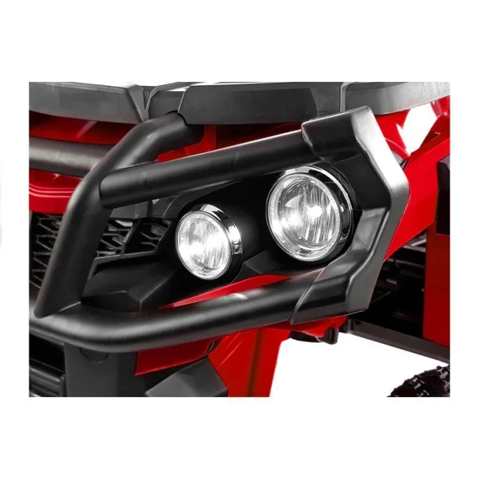 Quad na Akumulator BDM0906 Pompowane Koła Czerwony