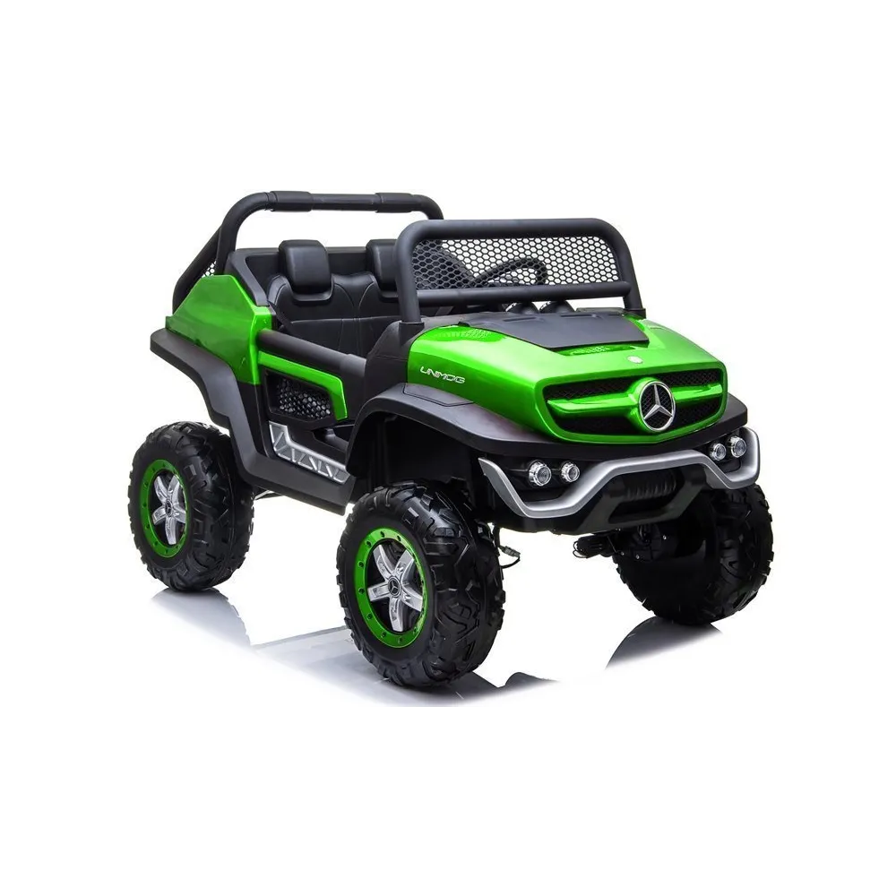 Auto na Akumulator Mercedes Unimog Zielony