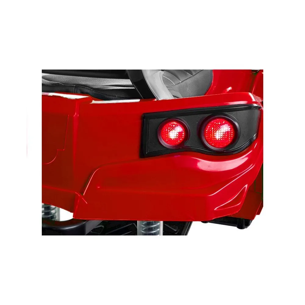 Quad na Akumulator BDM0906 Pompowane Koła Czerwony