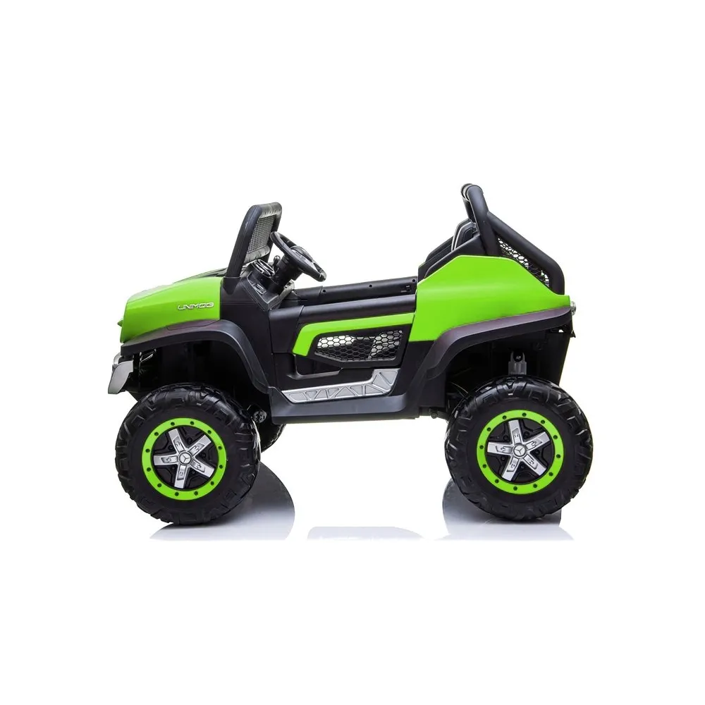 Auto na Akumulator Mercedes Unimog Zielony