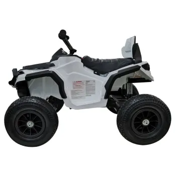 Quad na Akumulator BDM0906 Pompowane Koła Biały