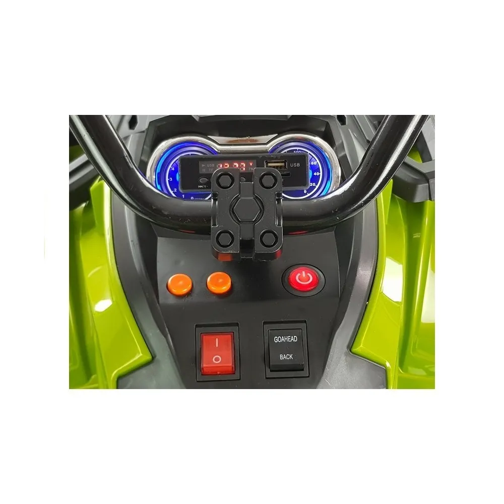 Quad na Akumulator BDM0906 Pompowane Koła Zielony