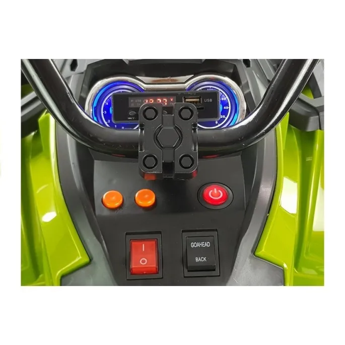 Quad na Akumulator BDM0906 Pompowane Koła Zielony