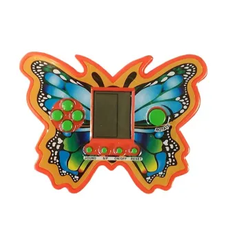 Zbliżenie na obudowę gry Tetris Motyl Pomarańczowy dla dzieci