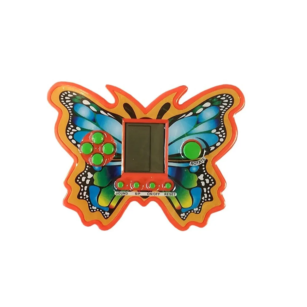 Zbliżenie na obudowę gry Tetris Motyl Pomarańczowy dla dzieci