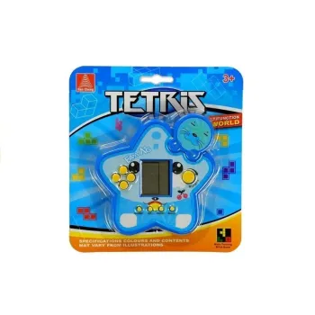 Detal przycisków gry Tetris Gwiazdka podkreślający łatwość obsługi