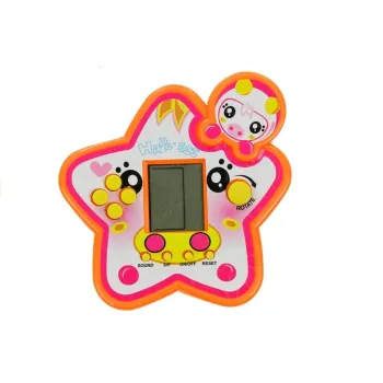 Zabawka Tetris w formie czerwonej gwiazdy z czytelnym ekranem