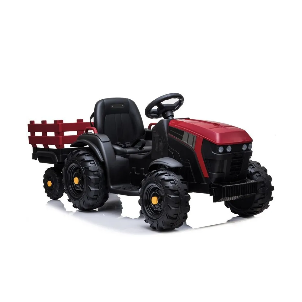 Traktor z Przyczepą na akumulator BDM0925 Czerwony