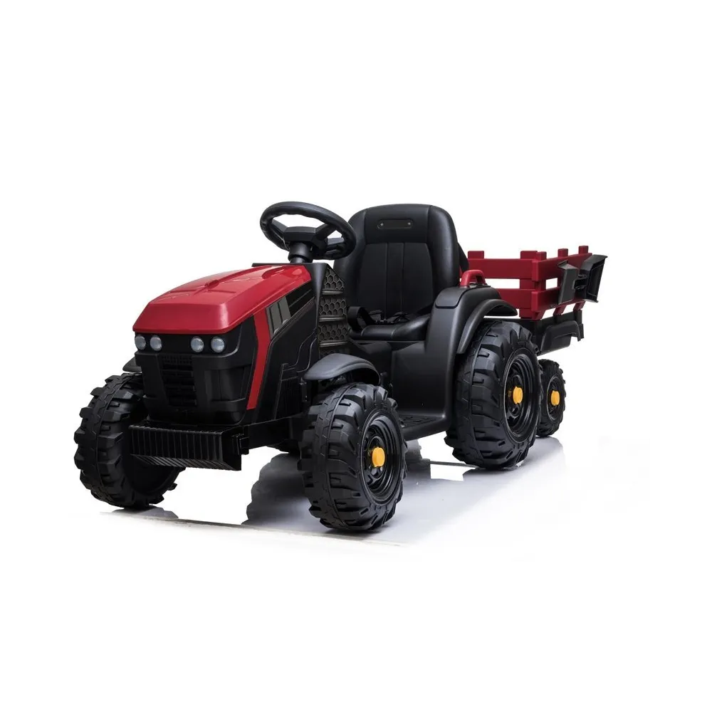 Traktor z Przyczepą na akumulator BDM0925 Czerwony