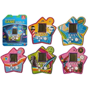 Gra Elektroniczna Kieszonkowa Tetris Gwiazdka Fioletowy