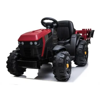Traktor z Przyczepą na akumulator BDM0925 Czerwony