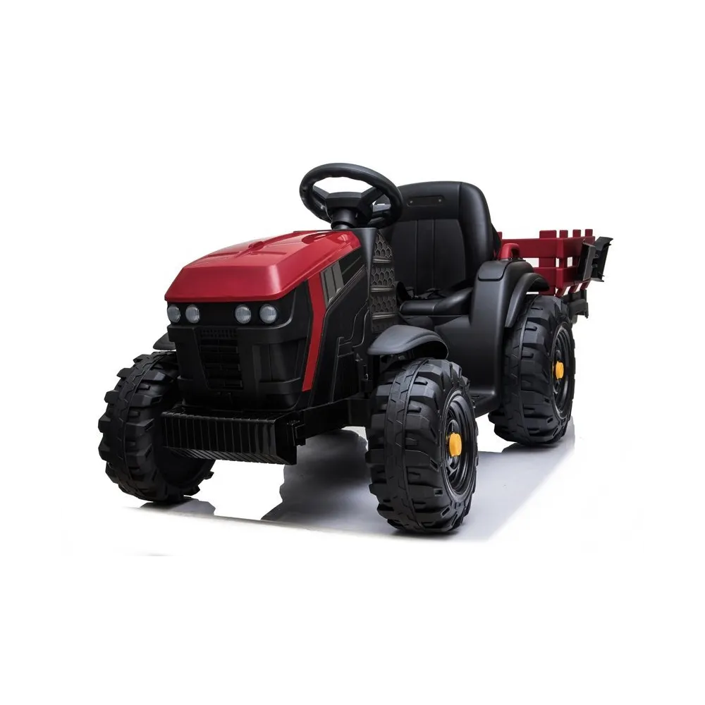 Traktor z Przyczepą na akumulator BDM0925 Czerwony