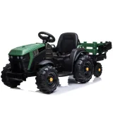Traktor z Przyczepą na akumulator BDM0925 Zielony Wojskowy