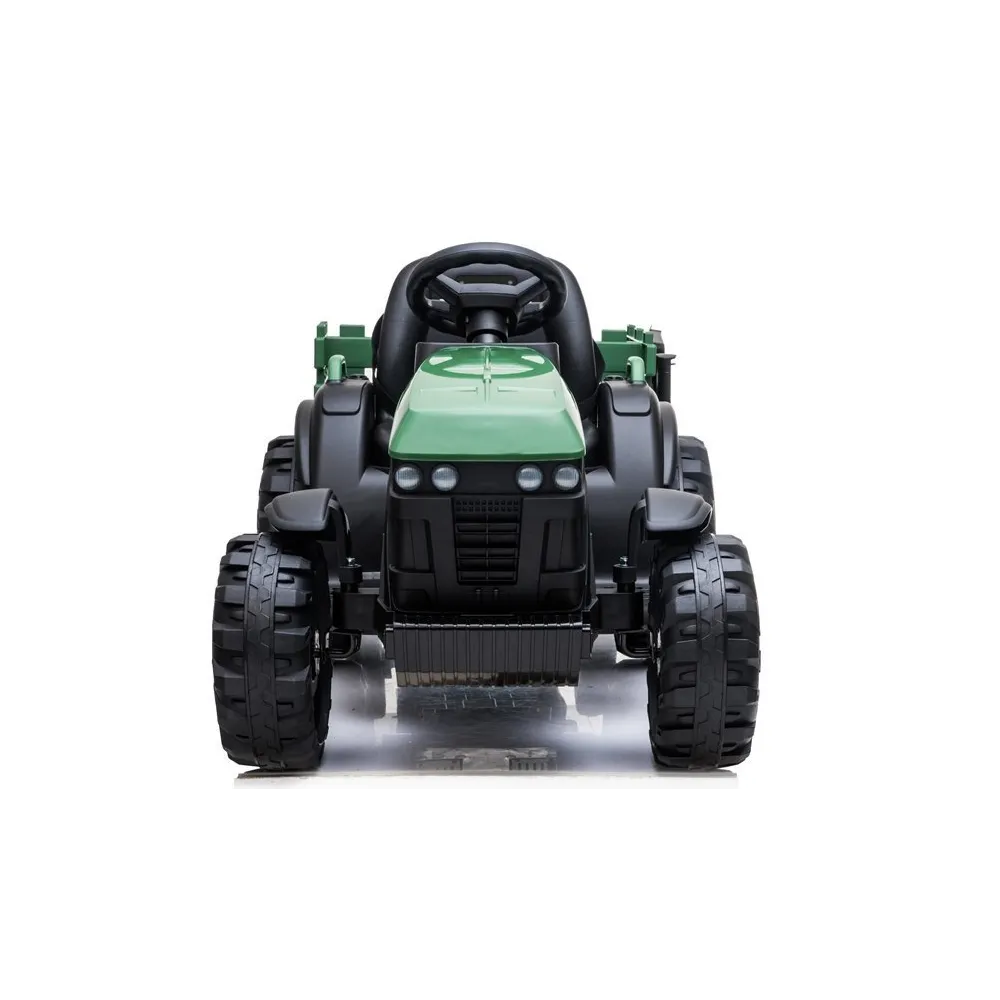 Traktor z Przyczepą na akumulator BDM0925 Zielony Wojskowy