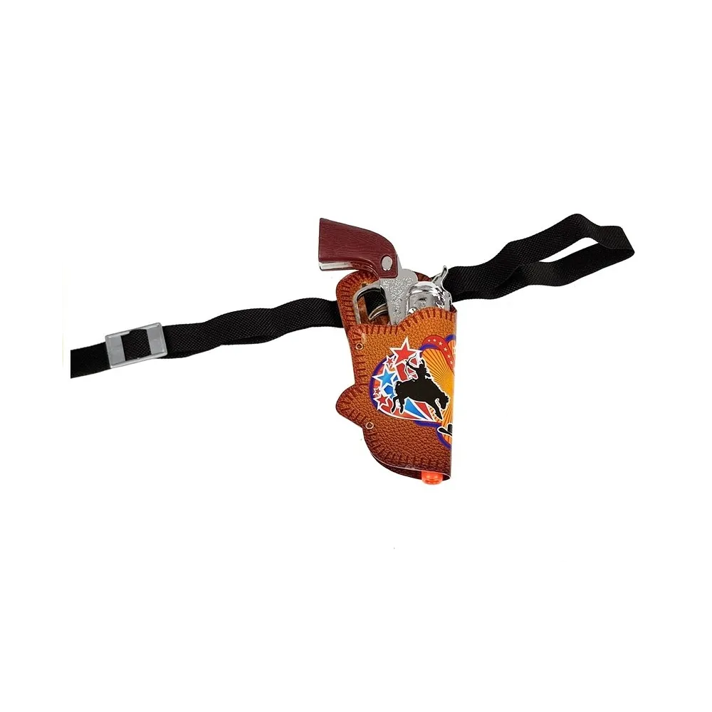 Dziecięcy karabin kowbojski z dźwiękiem wystrzałów – idealny do zabawy