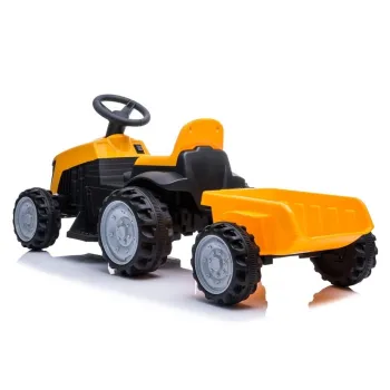 Traktor z przyczepą do zabawy na świeżym powietrzu i w ogrodzie