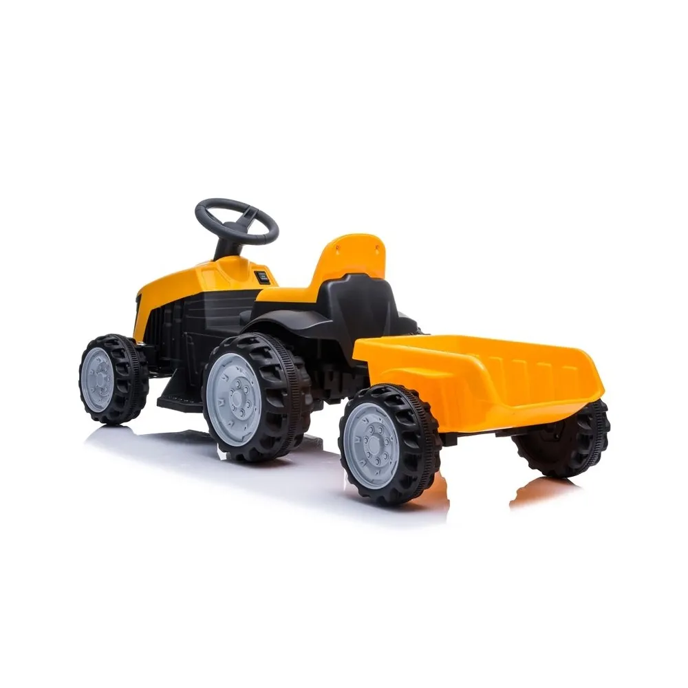 Traktor z przyczepą do zabawy na świeżym powietrzu i w ogrodzie