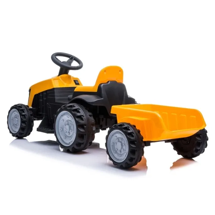 Traktor z przyczepą do zabawy na świeżym powietrzu i w ogrodzie