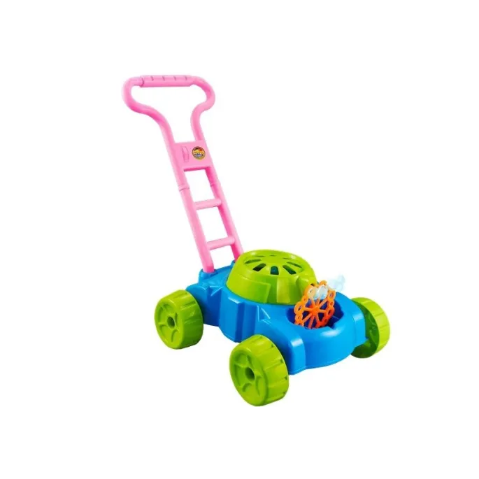 Kolorowy pchacz do baniek mydlanych idealny do zabawy na zewnątrz