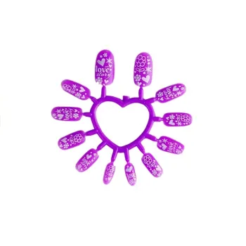 Różowo-biała lampa do paznokci dla dzieci wraz z akcesoriami