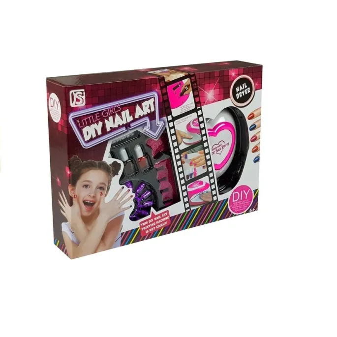 Bezpieczne lakiery dla dzieci i praktyczna suszarka do paznokci w pudełku