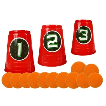 Zabawka karabin dla dzieci z piankowymi pociskami oraz celami