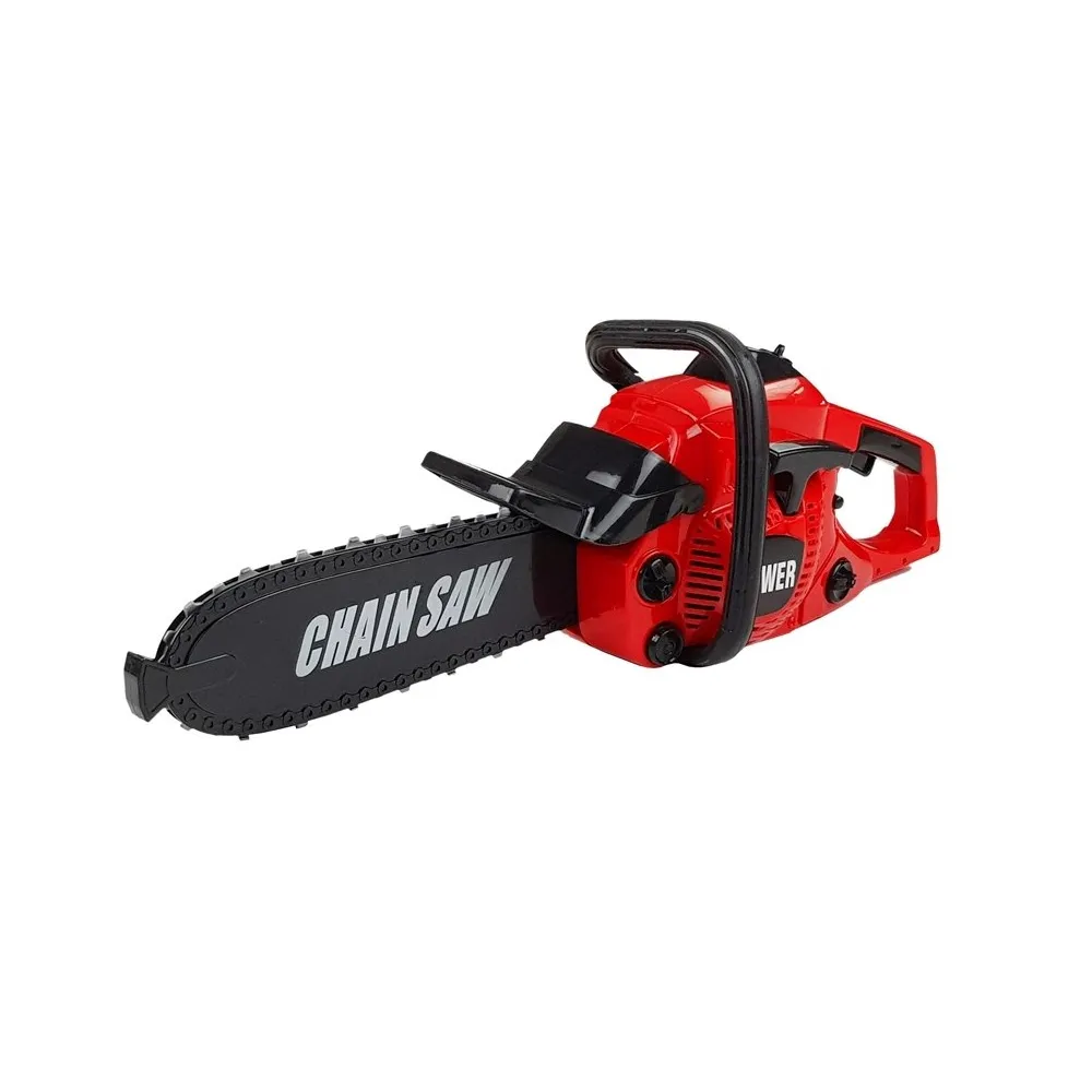 Piła łańcuchowa na baterie z okularami ochronnymi w zestawie