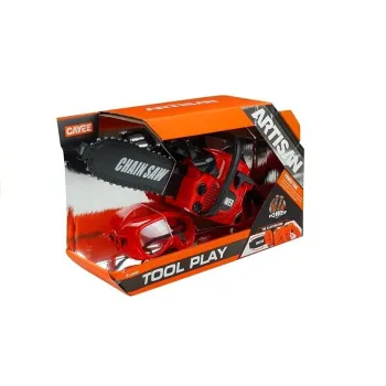 Zestaw narzędziowy dla dzieci z piłą i okularami, idealny na prezent