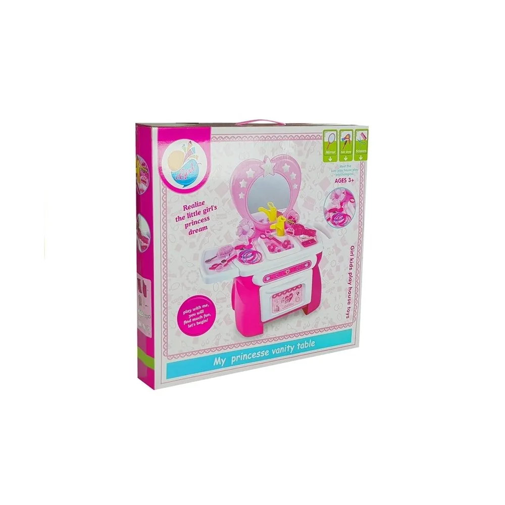 Kompletny beauty set w kolorowym opakowaniu dla dziewczynek