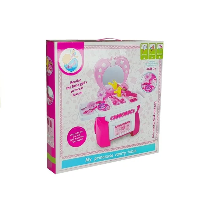 Kompletny beauty set w kolorowym opakowaniu dla dziewczynek