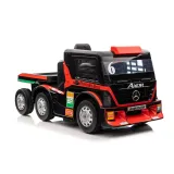 Auto Na Akumulator Mercedes + Naczepa XMX622B Czerwony LCD