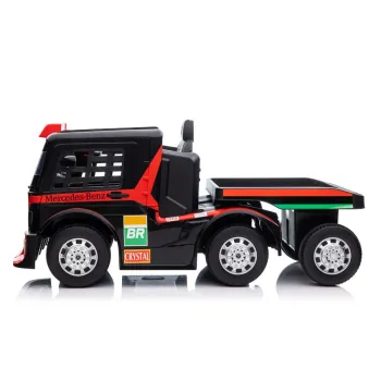 Auto Na Akumulator Mercedes + Naczepa XMX622B Czerwony LCD